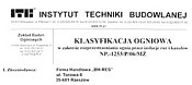 Klasyfikacja ogniowa